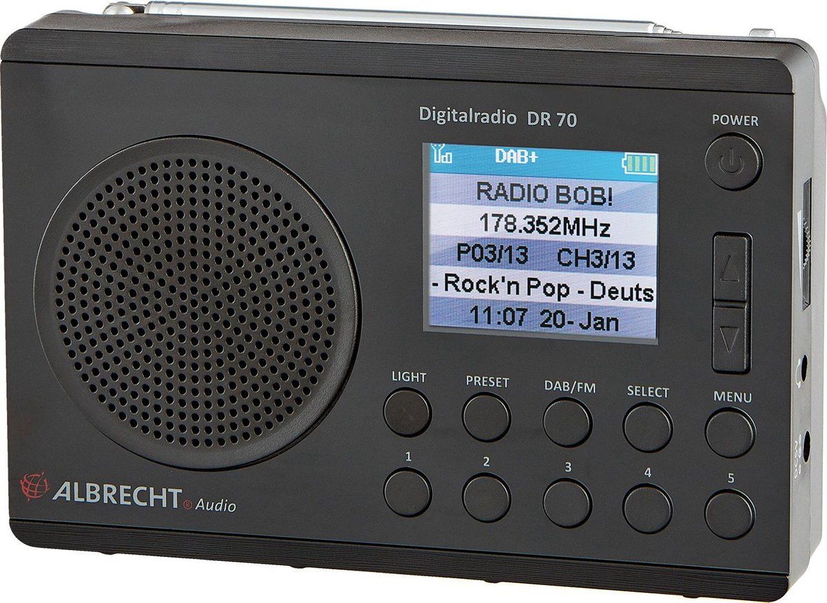 Albrecht DR 70 - Radio - DAB+ - FM