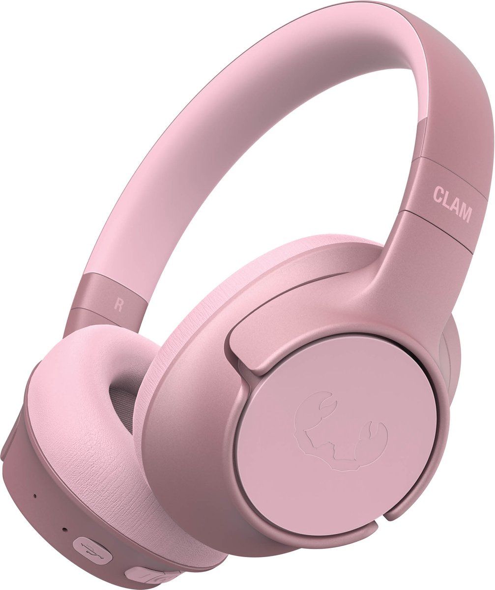 Fresh ‘n Rebel Clam Fuse - Draadloze koptelefoon met Noise Cancelling - Over ear - Pastel Pink