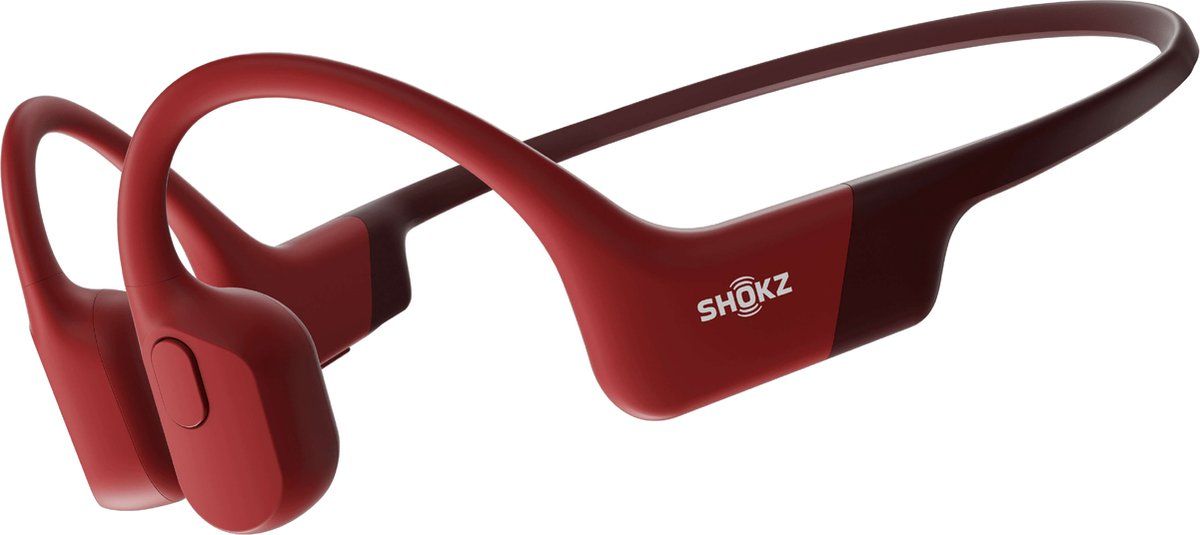 Shokz OpenRun - Bone Conduction - Sporthoofdtelefoon - Rood