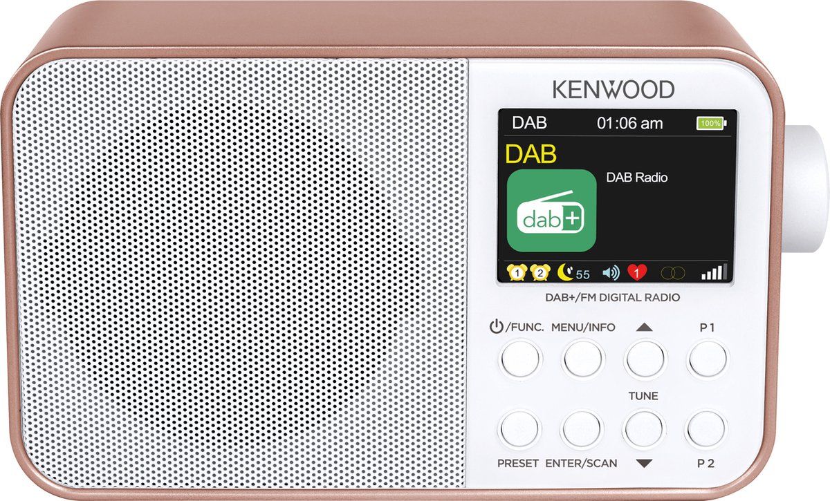 Kenwood CR-M30DAB Rosegoud