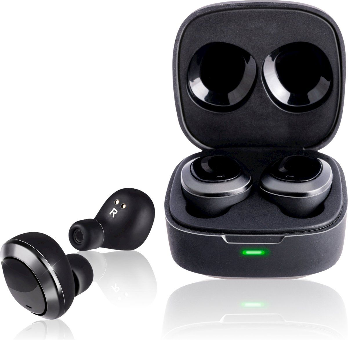 Grundig Draadloze Oordopjes - Bluetooth - In-ear Oortjes met Microfoon - Zwart