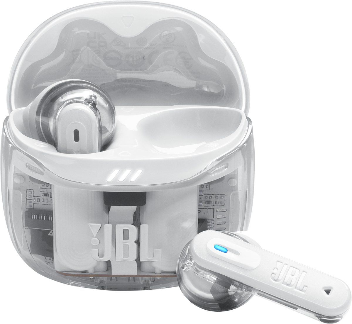 JBL TUNE Flex 2 - True Wireless NC Earbuds - Ghost White