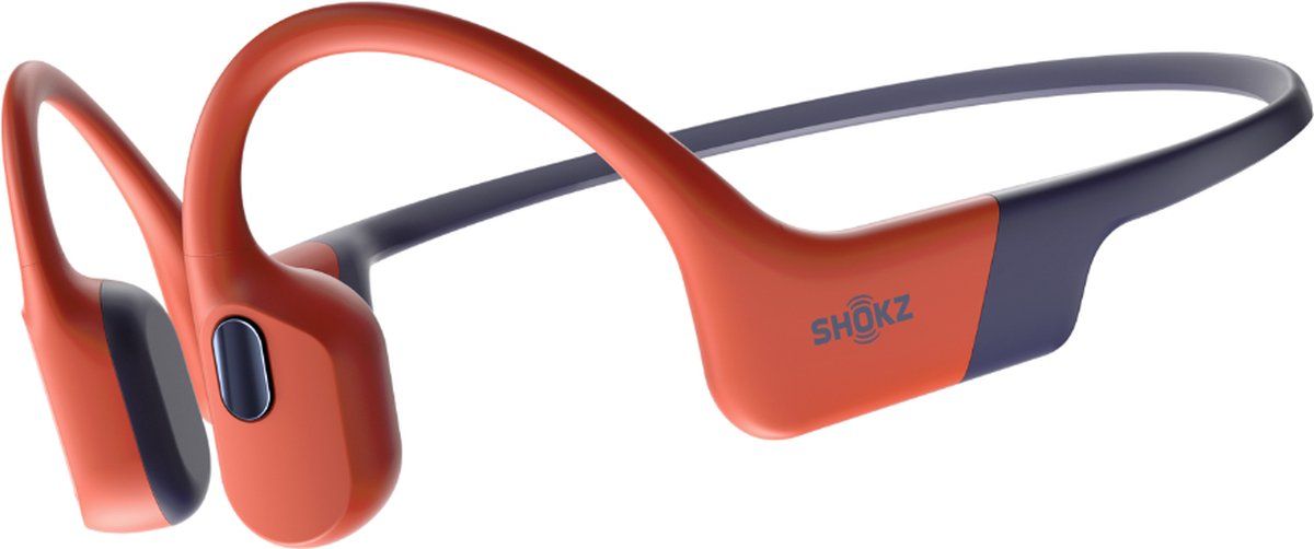 Shokz OpenSwim Pro - Sporthoofdtelefoon - Bone Conduction Hoofdtelefoon - Open-ear - Rood