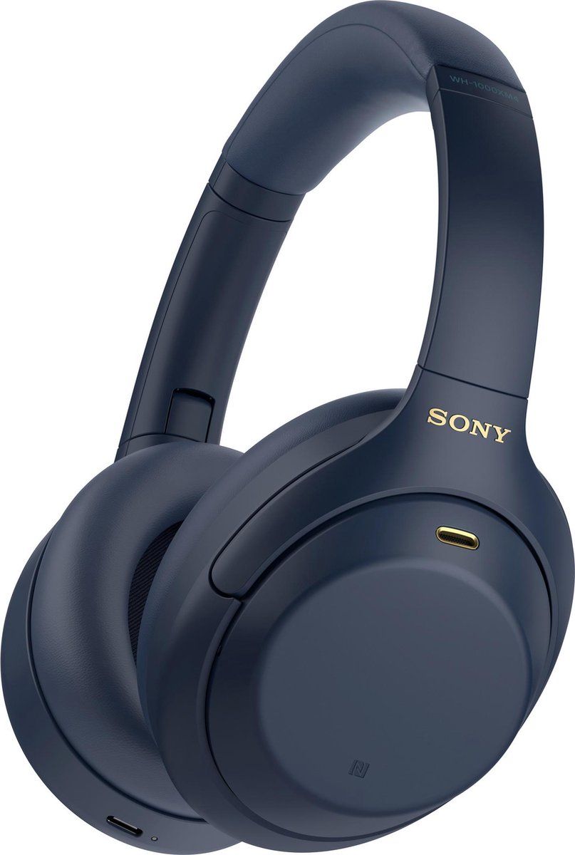 Sony WH-1000XM4 Bluetooth Headset Blauw