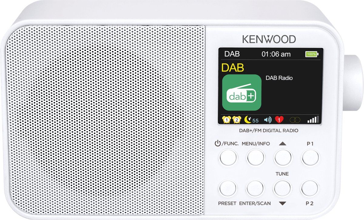 Kenwood CR-M30DAB Wit