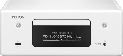 Denon CD Receiver RCDN-10 White