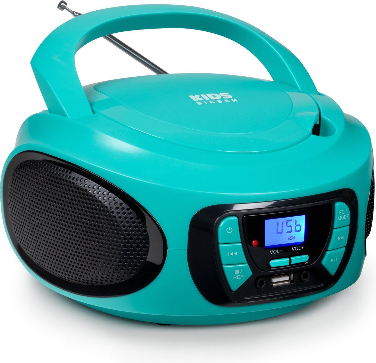 Bigben CD62 - Radio CD speler voor kinderen - Bluetooth/USB - Blauw