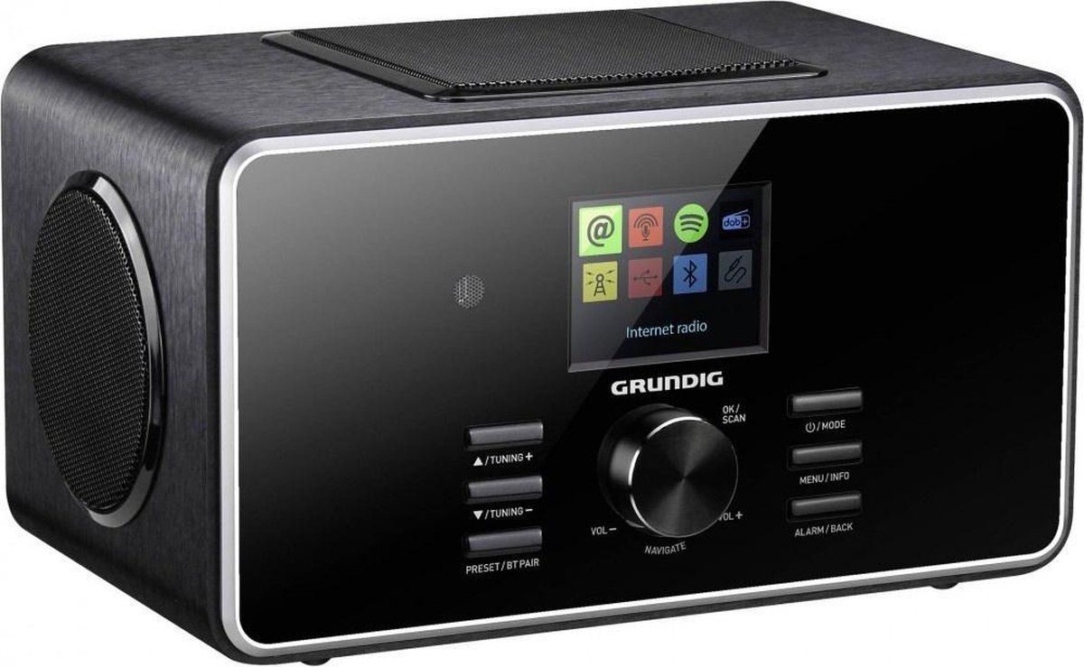 Grundig - DTR 6000 X - Alles-in-één Internet- en digitale radio - Bluetooth - 2,4-inch kleurendisplay