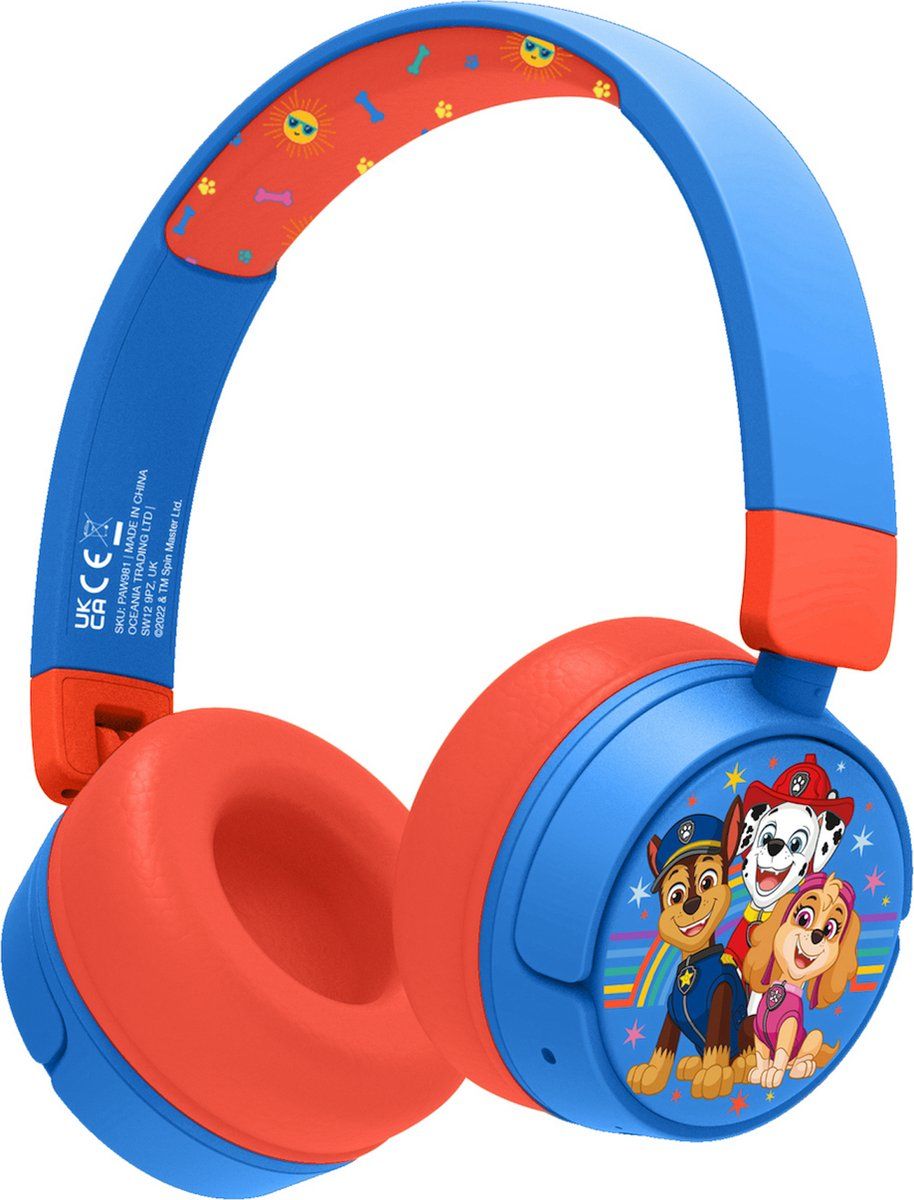 OTL Technology Paw Patrol draadloze koptelefoon voor kinderen