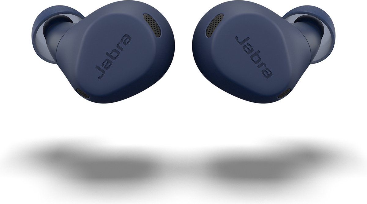 Jabra Elite 8 Active - Draadloze Sport Oordopjes met Noise Cancellation - Dolby Audio - Volledig Waterbestendig en Zweetbestendig - Blauw