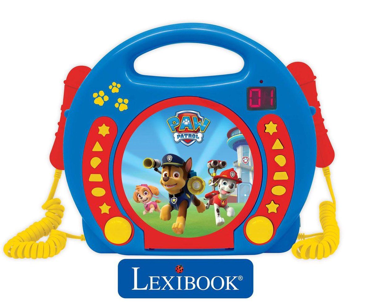 Lexibook Disney Paw patrol - CD speler met microfoon – Paw Patrol speelgoed