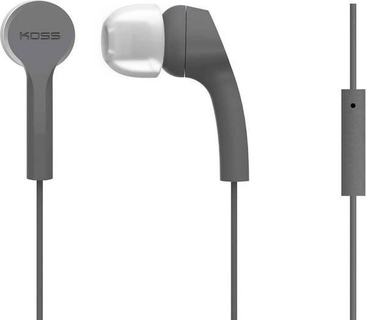 Koss KEB9i Headset Bedraad In-ear Oproepen/muziek Grijs