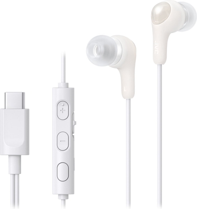 JVC HA-FR9UC - Gumy In-Ear USB-C Stereo Headset - Remote - Wit