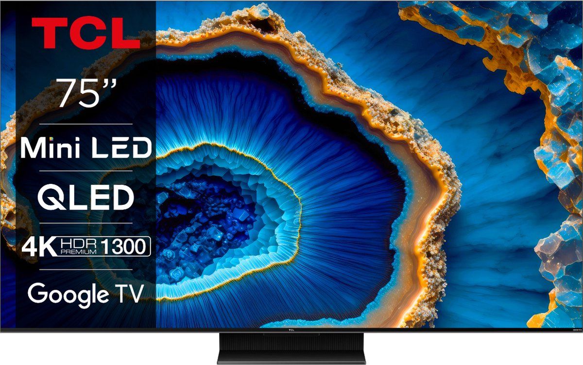 TCL 75C803 - 75 inch - 4K QD-MiniLED - 2023