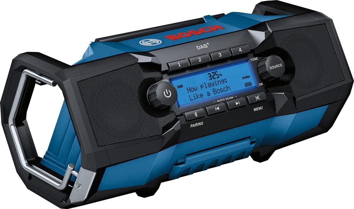 Bosch Professional GPB 18 V-2 SC Bouwradio 18V DAB+, Bluetooth, FM en AUX - 06014A3100