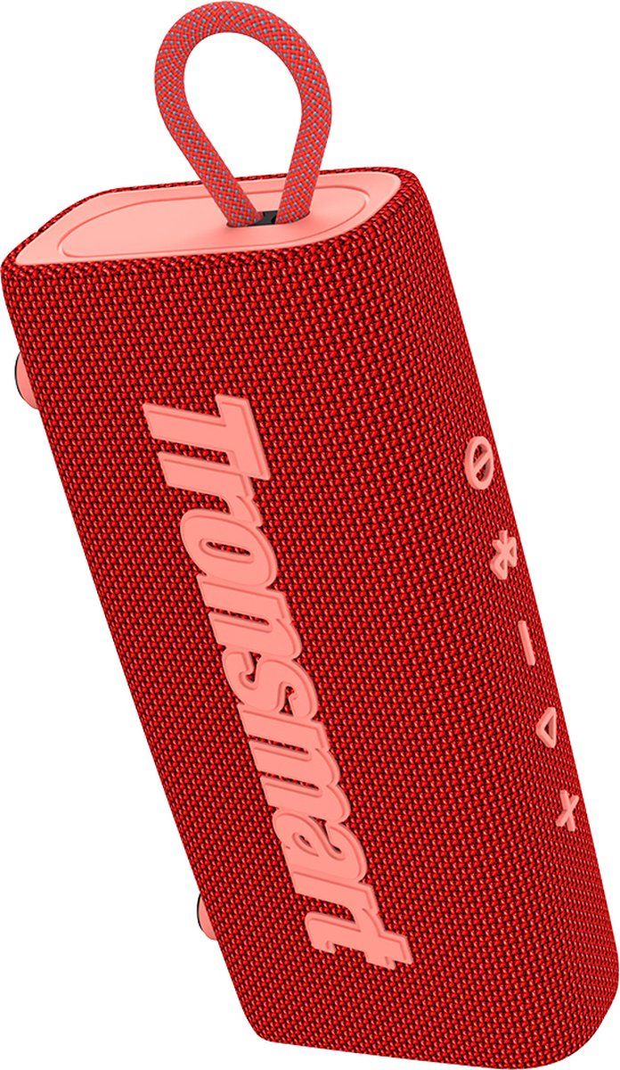 Tronsmart Trip red - draagbare bluetooth speaker (10W | 20uur afspeeltijd | IPX7 waterdicht | stereo paring)