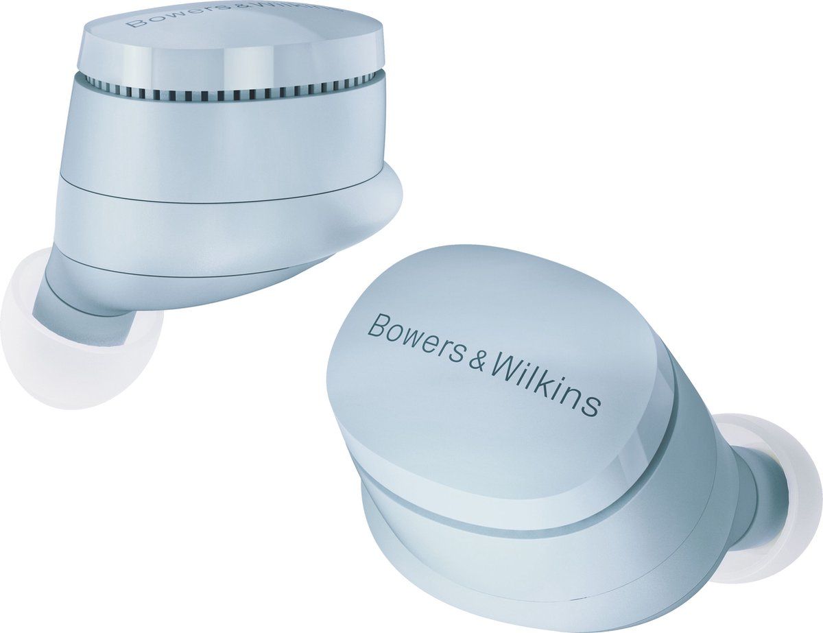 Bowers & Wilkins Pi6 Bluetooth Oordopjes met Noise Cancelling, Kristalhelder geluid, 8 + 16 uur batterijduur, Glacier Blue