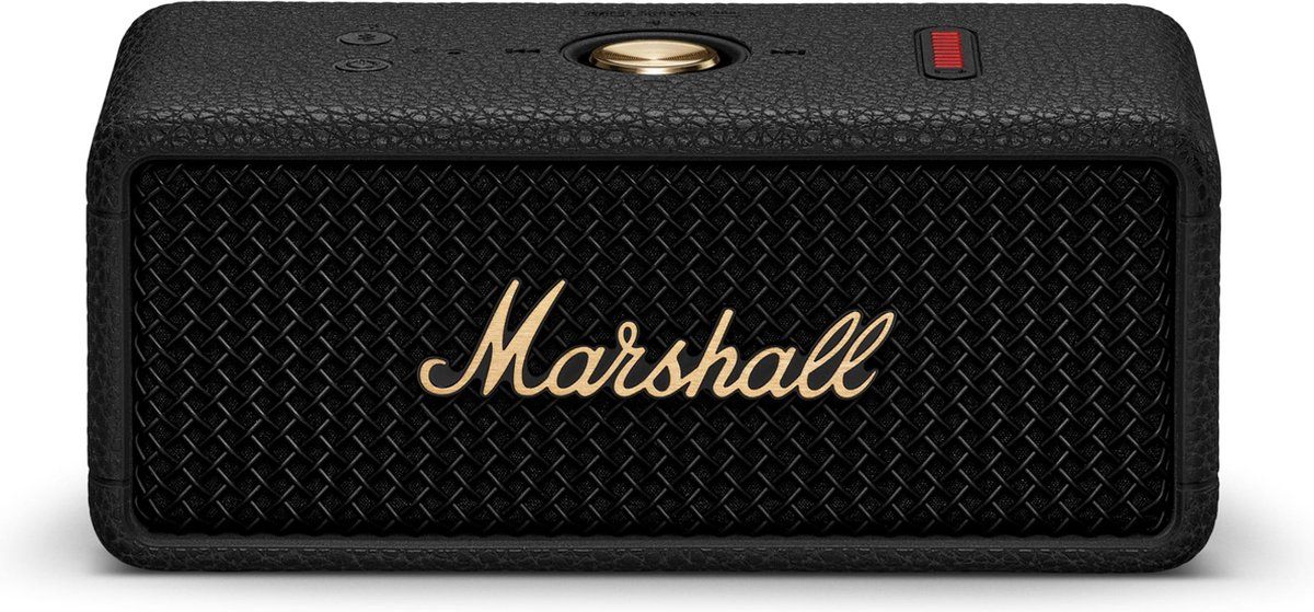 Marshall Emberton III - Bluetooth Speaker - Black and Brass