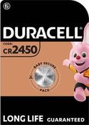 Batterij Duracell knoopcel CR2450 lithium Ø24mm 3V-540mAh - 10 stuks - lithium