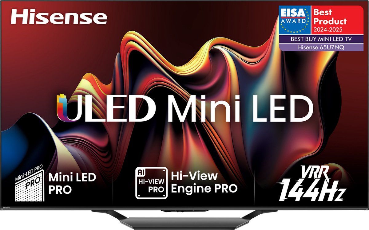 Hisense 65U7NQ - 65 inch - 4K MiniLED - 2024