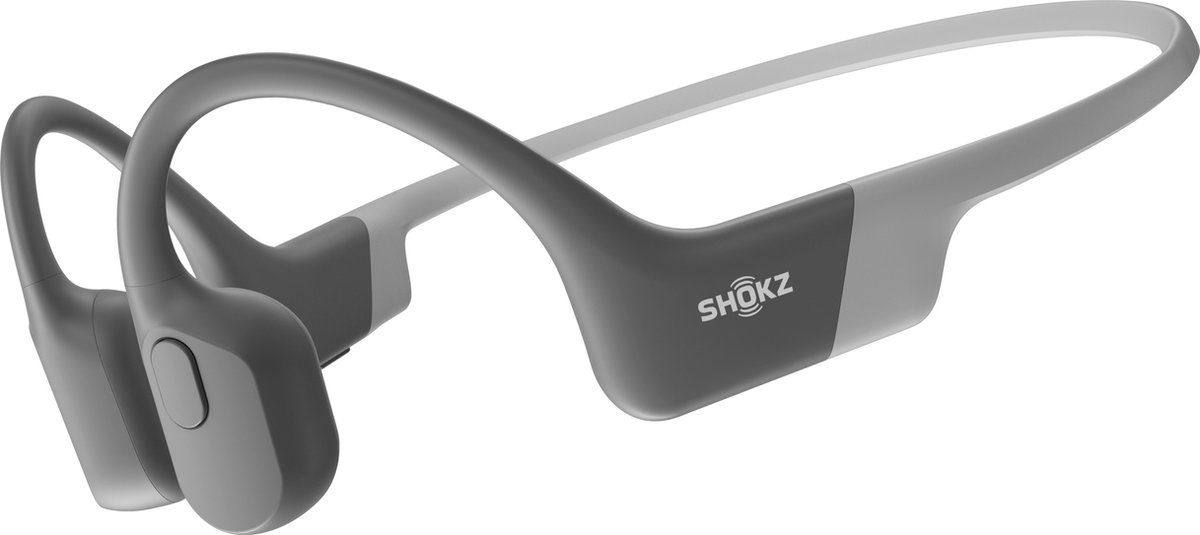 Shokz OpenRun - Bone Conduction - Sporthoofdtelefoon - Grijs