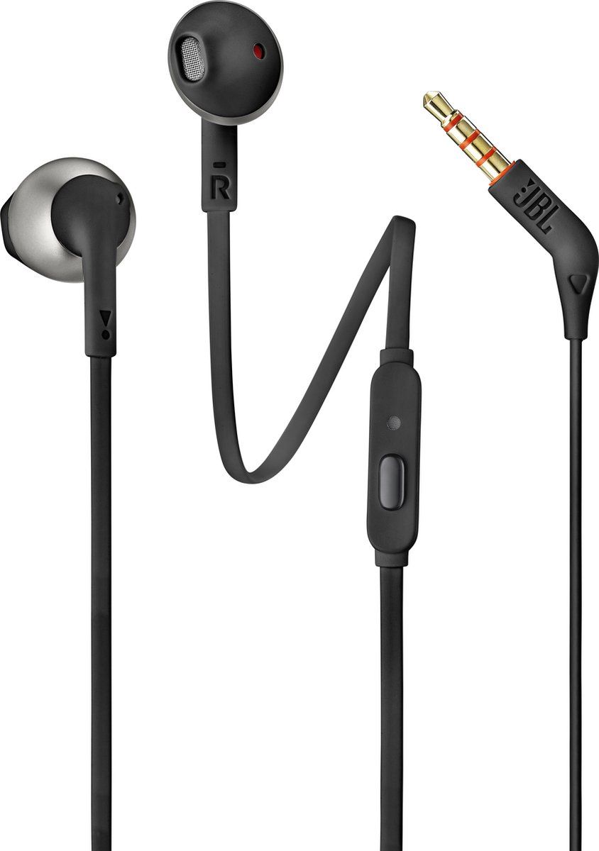 JBL T205 - In-ear oordopjes - Zwart