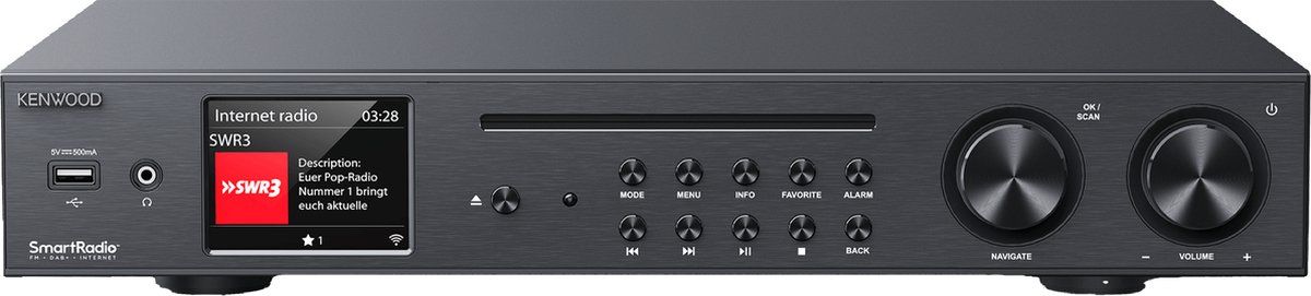 Kenwood KR-W8000SCD-B Smart Hi-Fi Receiver