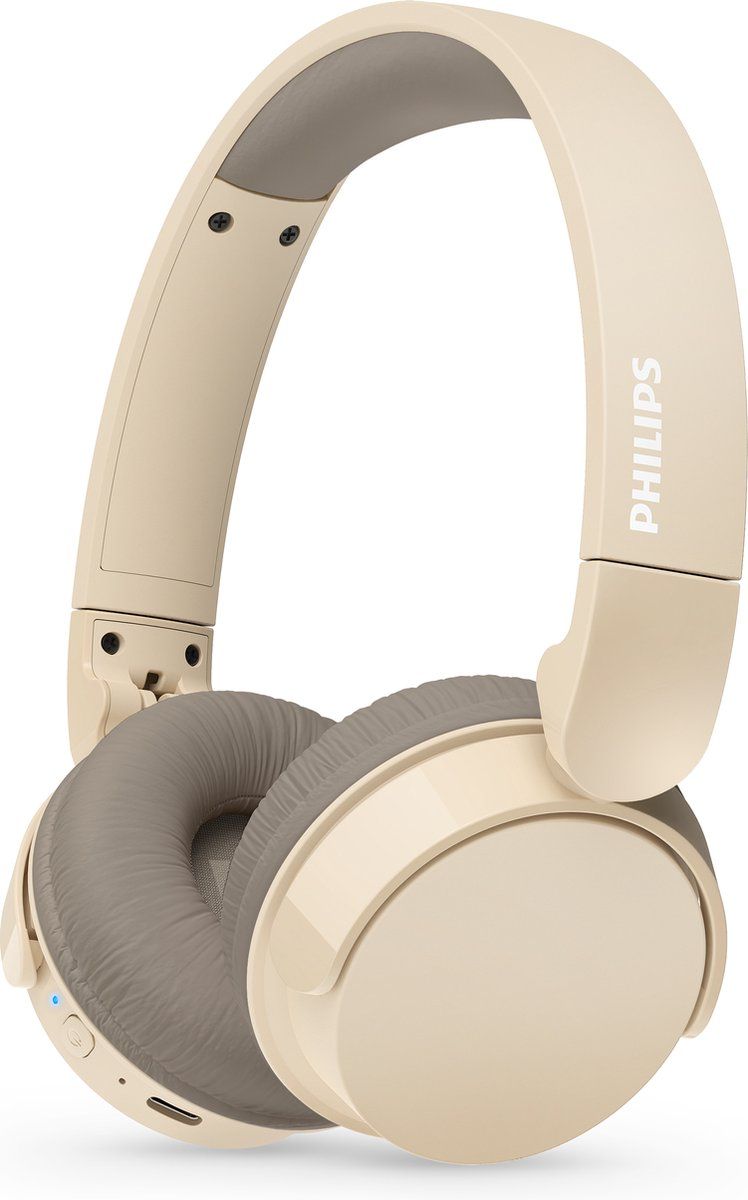 Philips TAH3209BG/00 hoofdtelefoon/headset Draadloos Hoofdband Oproepen/muziek Bluetooth Beige