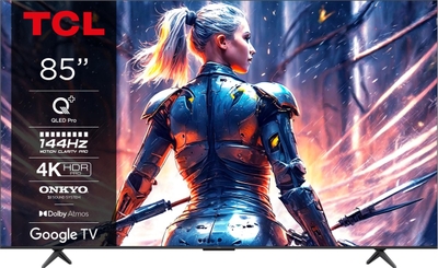 TCL 85T8B - 85 inch - 4K QLED - 144Hz - 2024