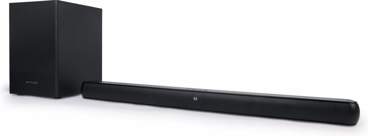 Muse M-1850SBT - Soundbar met bluetooth en draadloze subwoofer, 200 Watt