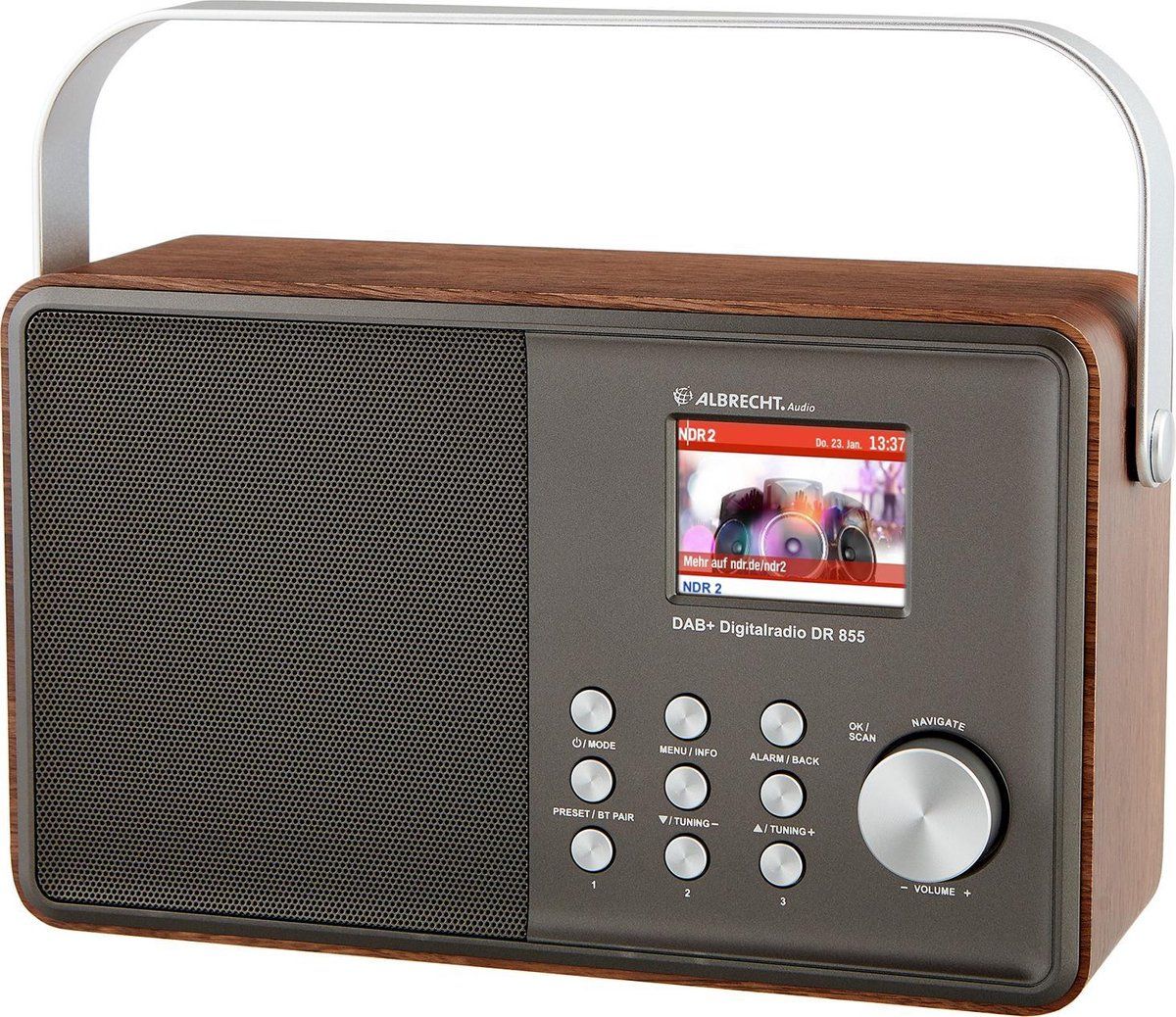 Albrecht DR 855 - Radio - DAB+ - FM - Bluetooth - Kleurendisplay