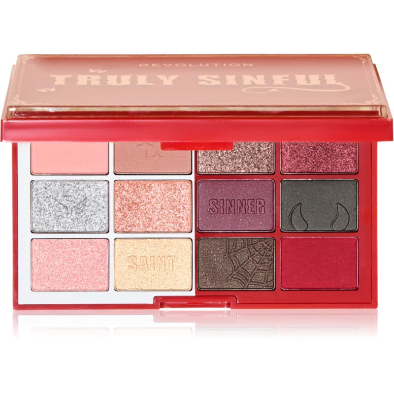 Makeup Revolution Truly Sinful Blood Palette Oogschaduw Palette 12 g