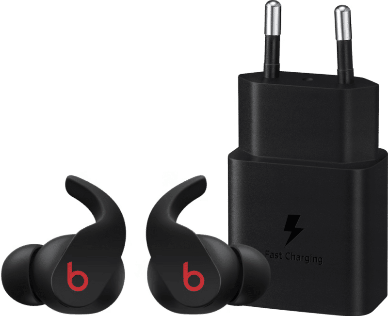 Beats Fit Pro Zwart + Samsung Oplader 15W