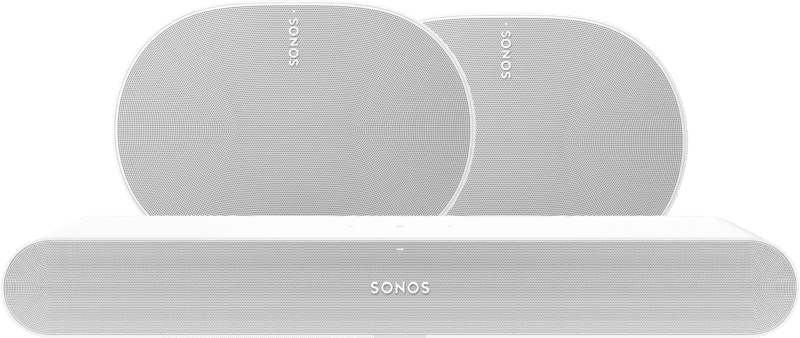 Sonos Ray Wit + 2x Era 300 Wit