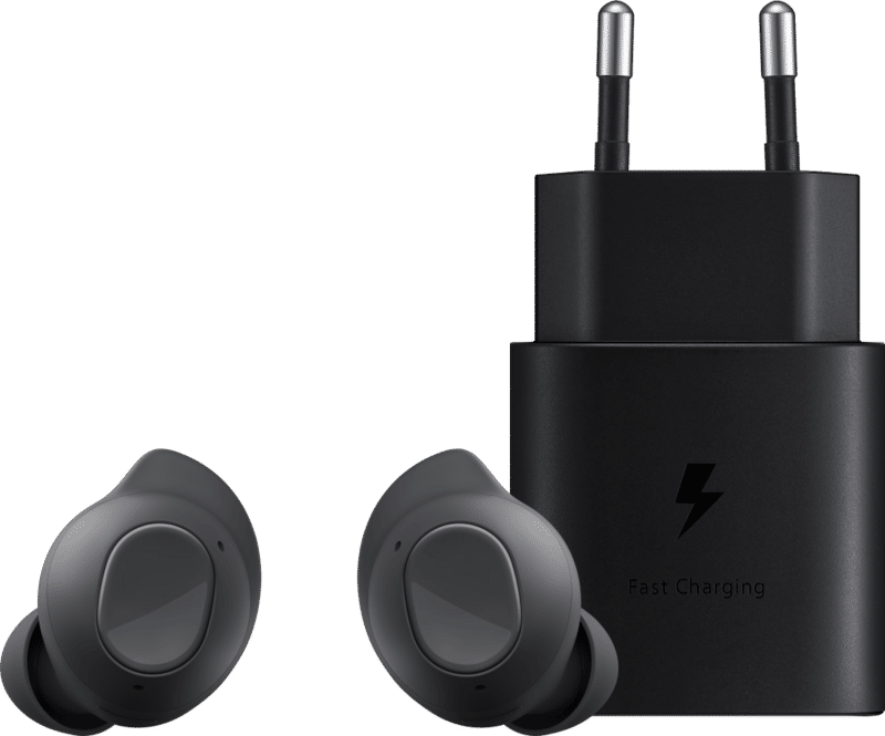 Samsung Buds FE Zwart + Samsung oplader