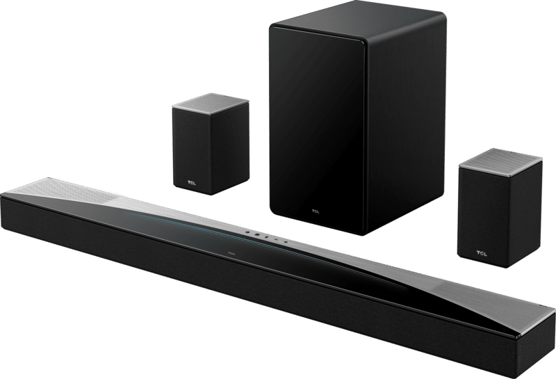 TCL Q85H - 7.1.4 Dolby Atmos/DTS:X Soundbar met draadloze subwoofer en achterluidsprekers