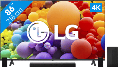 LG 86UR78006LB + Soundbar