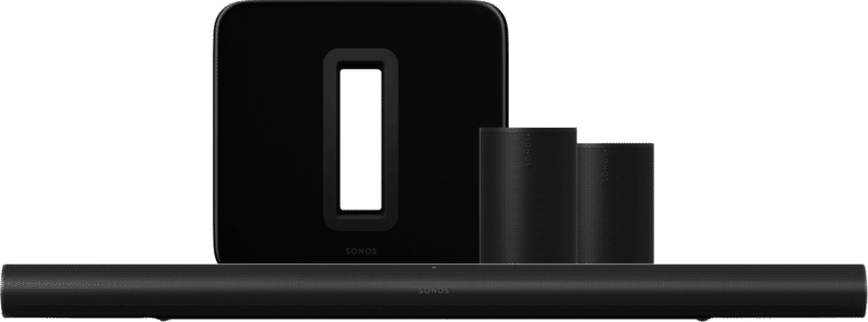 Sonos Arc Ultra + Era 100 Home Cinema Set Zwart