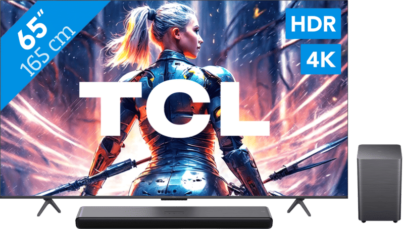 TCL QLED 65C71B + TCL S55H 2.1 Soundbar