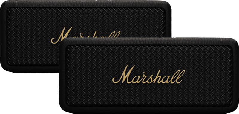 Marshall Emberton II BT Black & Brass Duo Pack