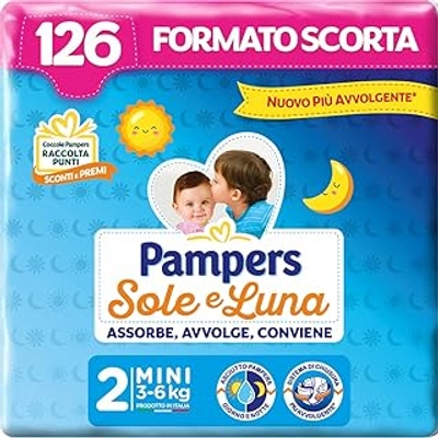 Pampers  luiers maat 2 - 126 stuks