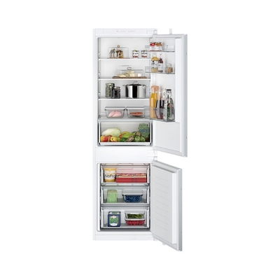 Siemens iQ100 KI86NNSE0 koel-vriescombinatie Ingebouwd 260 l E Wit