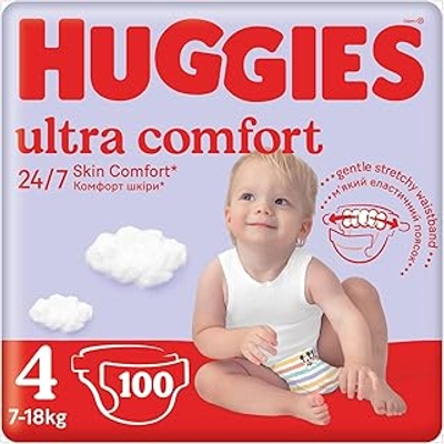 Huggies Ultra Comfort  luiers maat 4 - 100 stuks