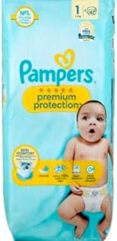 Pampers Premium Protection  luiers maat 1 - 42 stuks