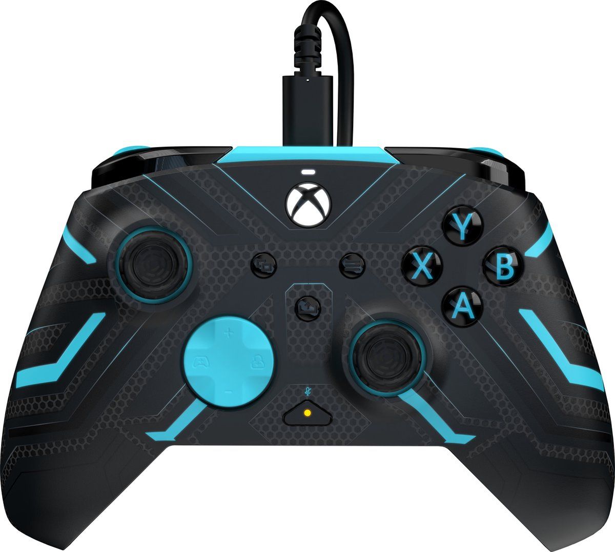 PDP Gaming Rematch Bedrade Controller - Titan Steel Glow in the Dark - Xbox Series X|S