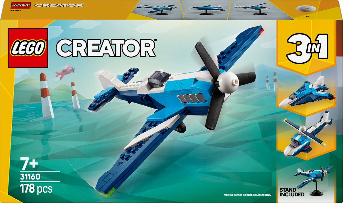 lego-creator-3in1-luchtvaart-racevliegtuig-speelset-31160