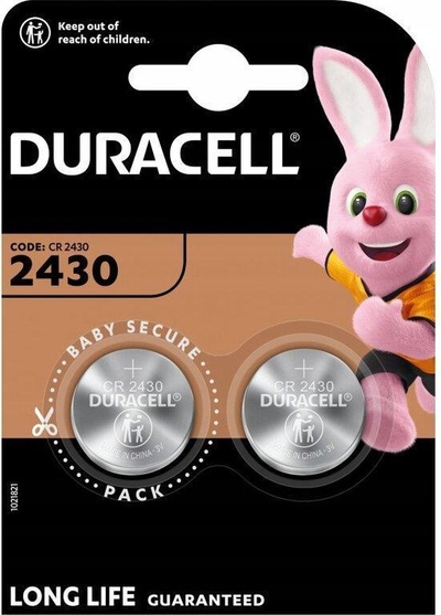Duracell CR2430 Lithium Knoopcel Batterij 2 Stuks