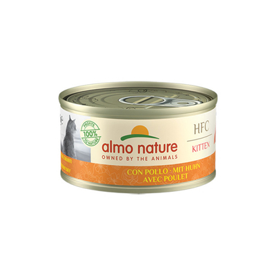 Almo Nature HFC Natural 6 x 70 g - Kitten met Kip - natvoer katten
