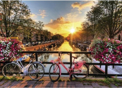 Ravensburger Fietsen in Amsterdam - Puzzel (1000)