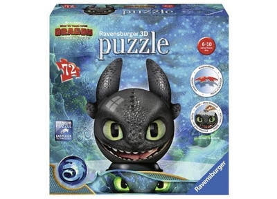 Ravensburger - Dragons Dragons 3 Toothles 72st